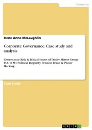 Corporate Governance. Case study and analysis - Cover