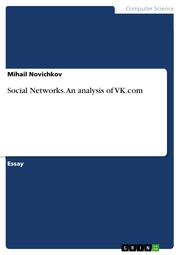 Social Networks. An analysis of VK.com
