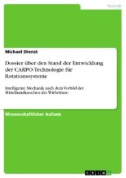 Dossier über den Stand der Entwicklung der CARPO-Technologie für Rotationssysteme