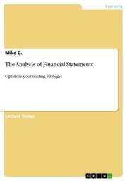 The Analysis of Financial Statements - Cover