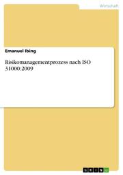 Risikomanagementprozess nach ISO 31000:2009