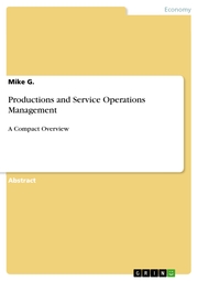 Productions and Service Operations Management - Cover