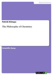 The Philosophy of Chemistry - Cover