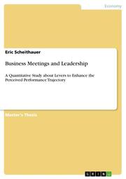 Business Meetings and Leadership - Cover
