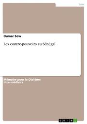 Les contre-pouvoirs au Sénégal