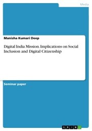 Digital India Mission. Implications on Social Inclusion and Digital Citizenship - Cover