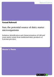 Iran, the potential source of dairy starter microorganisms