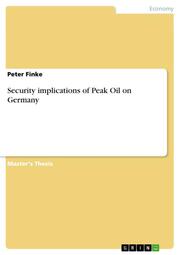 Security implications of Peak Oil on Germany