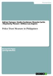 Police Trust Measure in Philippines