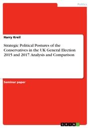 Strategic Political Postures of the Conservatives in the UK General Election 2015 and 2017. Analysis and Comparison