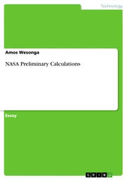 NASA Preliminary Calculations