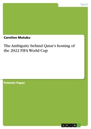 The Ambiguity behind Qatar's hosting of the 2022 FIFA World Cup