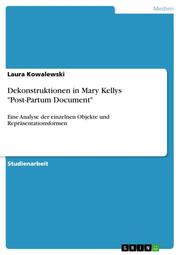 Dekonstruktionen in Mary Kellys 'Post-Partum Document'