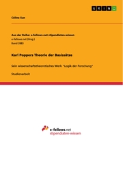 Karl Poppers Theorie der Basissätze