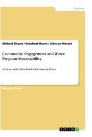 Community Engagement and Water Program Sustainability