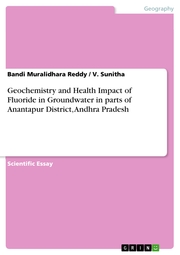Geochemistry and Health Impact of Fluoride in Groundwater in parts of Anantapur District, Andhra Pradesh