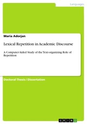 Lexical Repetition in Academic Discourse - Cover