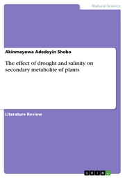 The effect of drought and salinity on secondary metabolite of plants - Cover
