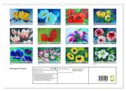 Swinging Flowers (Wandkalender 2024 DIN A3 quer), CALVENDO Monatskalender - Abbildung 1