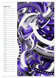 Geometrische Raumeindrücke Planer (Wandkalender 2024 DIN A2 hoch), CALVENDO Monatskalender - Abbildung 6