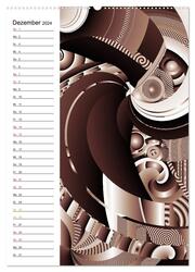 Geometrische Raumeindrücke Planer (Wandkalender 2024 DIN A2 hoch), CALVENDO Monatskalender - Abbildung 14