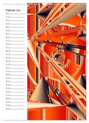 Geometrische Raumeindrücke Planer (Wandkalender 2024 DIN A3 hoch), CALVENDO Monatskalender - Abbildung 4