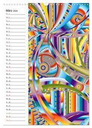 Geometrische Raumeindrücke Planer (Wandkalender 2024 DIN A3 hoch), CALVENDO Monatskalender - Abbildung 5