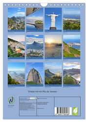 Erlebe mit mir Rio de Janeiro (Wandkalender 2024 DIN A4 hoch), CALVENDO Monatskalender - Abbildung 1