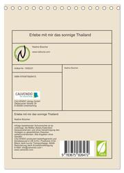 Erlebe mit mir das sonnige Thailand (Tischkalender 2024 DIN A5 hoch), CALVENDO Monatskalender - Abbildung 1