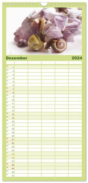 Familienplaner 2024 - Schnecken FineArt mit 5 Spalten (Wandkalender, 21 x 45 cm) CALVENDO - Abbildung 13