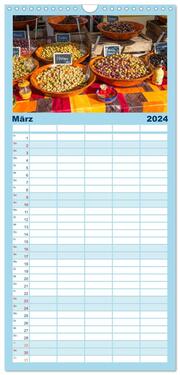 Familienplaner 2024 - Marché hebdomadaire - Ein Rundgang über einen französischen Wochenmarkt mit 5 Spalten (Wandkalender, 21 x 45 cm) CALVENDO - Abbildung 4