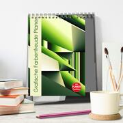 Grafische Farbenfreude Planer (Tischkalender 2024 DIN A5 hoch), CALVENDO Monatskalender - Abbildung 2