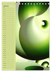 Grafische Farbenfreude Planer (Tischkalender 2024 DIN A5 hoch), CALVENDO Monatskalender - Abbildung 9