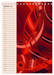 Grafische Farbenfreude Planer (Tischkalender 2024 DIN A5 hoch), CALVENDO Monatskalender - Abbildung 12