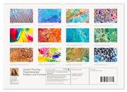 Acrylic Pouring - Faszinierende Farben und Formen (hochwertiger Premium Wandkalender 2024 DIN A2 quer), Kunstdruck in Hochglanz - Abbildung 1