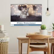 Wildes Wohnzimmer - Die Bengalkatze (Wandkalender 2024 DIN A3 quer), CALVENDO Monatskalender - Abbildung 2