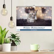 Wildes Wohnzimmer - Die Bengalkatze (Wandkalender 2024 DIN A4 quer), CALVENDO Monatskalender - Abbildung 2