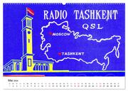 Radio Nostalgie - QSL-Karten von Radiostationen aus aller Welt (hochwertiger Premium Wandkalender 2024 DIN A2 quer), Kunstdruck in Hochglanz - Abbildung 6