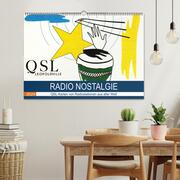 Radio Nostalgie - QSL-Karten von Radiostationen aus aller Welt (Wandkalender 2024 DIN A2 quer), CALVENDO Monatskalender - Abbildung 2