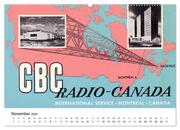 Radio Nostalgie - QSL-Karten von Radiostationen aus aller Welt (Wandkalender 2024 DIN A2 quer), CALVENDO Monatskalender - Abbildung 13