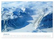 Polarflug Kurs Nordpol (hochwertiger Premium Wandkalender 2024 DIN A2 quer), Kunstdruck in Hochglanz - Abbildung 2
