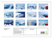 Polarflug Kurs Nordpol (Wandkalender 2024 DIN A3 quer), CALVENDO Monatskalender - Abbildung 1
