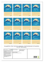 kreuzgefährten: Mein Hotel kann schwimmen - Der Wandkalender für Kreuzfahrer und 360° Meerurlauber (Wandkalender 2024 DIN A2 hoch), CALVENDO Monatskalender - Abbildung 1