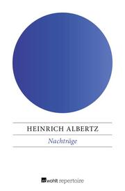 Nachträge - Cover
