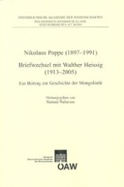 Nikolaus Poppe (1897-1991 Briefwechsel mit Walther Heissig (1913-2005)