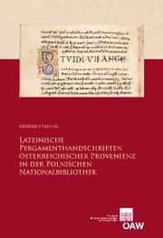 Lateinische Pergamenthandschriften österreichischer Provenienz in der der Polnischen Nationalbibliothek - Cover