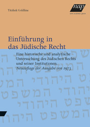 Einführung in das Jüdische Recht - Cover