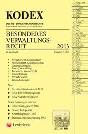 KODEX Besonderes Verwaltungsrecht 2013