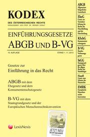 KODEX Einführungsgesetze ABGB und B-VG 2013