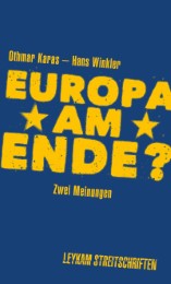 Europa am Ende? Zwei Meinungen - Cover